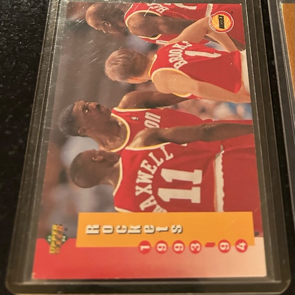 Hakeem Olajuwon NBA Basketball Trading Cards (5) - Picture 5 of 11